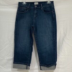Levi's 515 Indigo Rolled Cuff Capris